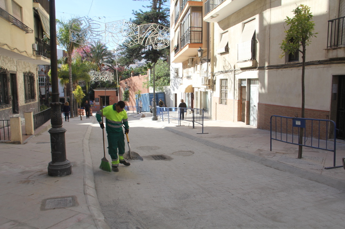 La ltima fase de las obras de rehabilitacin de la zona norte de la Avenida de Andaluca llega a su recta final